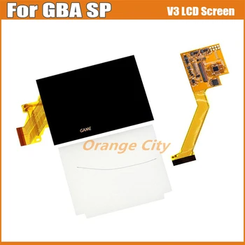1 комплект для GameBoy Advance SP Highlight IPS LCD Screen V3.0 IPS LCD Screen Для GBA SP Highlight Brightness LCD Screen