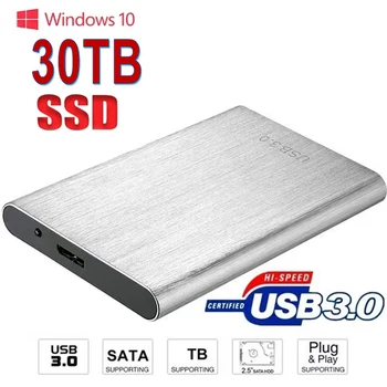 1 ТБ Портативный SSD USB 3,0 HDD 2 ТБ 4 ТБ Высокоскоростной Внешний Жесткий Диск Mass Storage Мобильные Жесткие Диски Для Настольных компьютеров/ Ноутбуков / Android