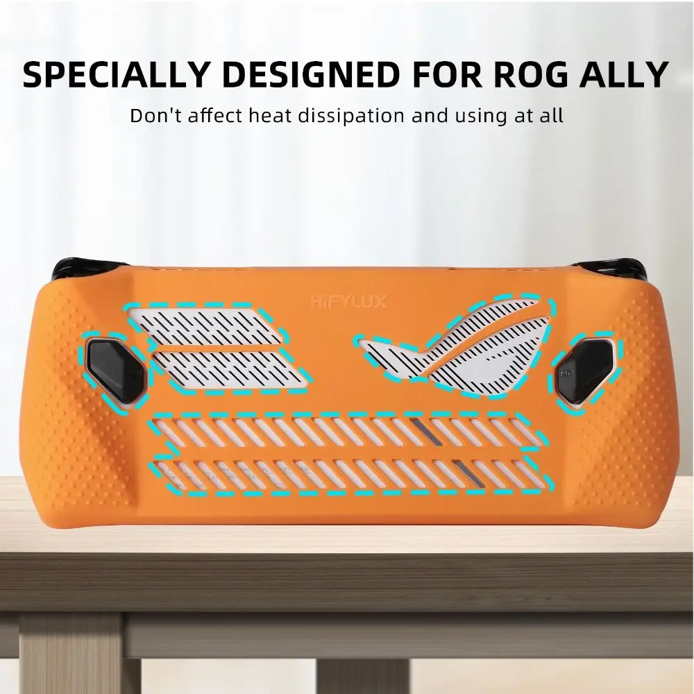Защитный чехол от царапин, мягкая игровая консоль, силиконовый протектор, аксессуары для корпуса, силиконовый чехол для Asus Rog Ally Game