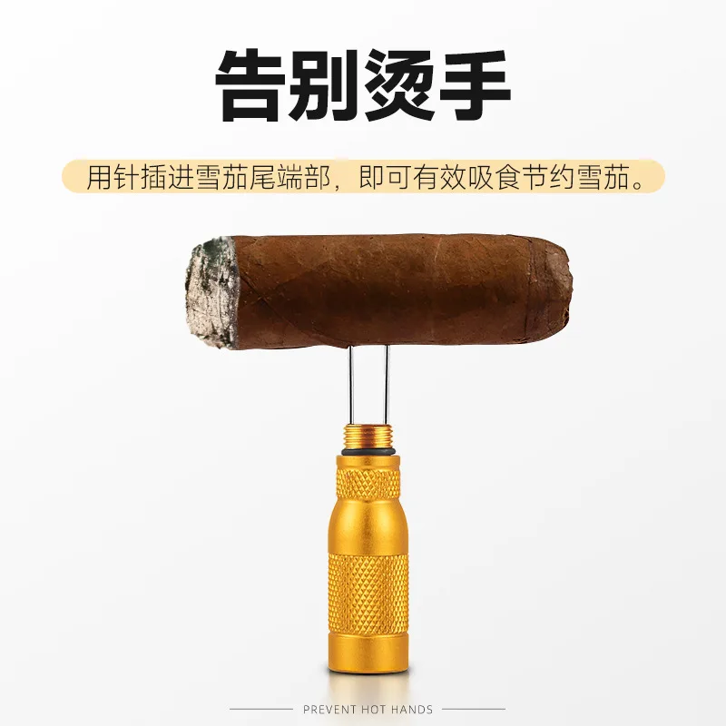 Игла для удаления сигар, многофункциональный креативный держатель для сигаретных игл, портативная дрель для сигар, 4 в 1