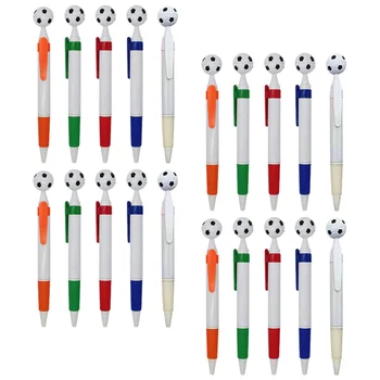 20 шт. футбольная шариковая ручка Игровые офисные ручки Жидкие шариковые ручки для вечеринок ABS для студентов