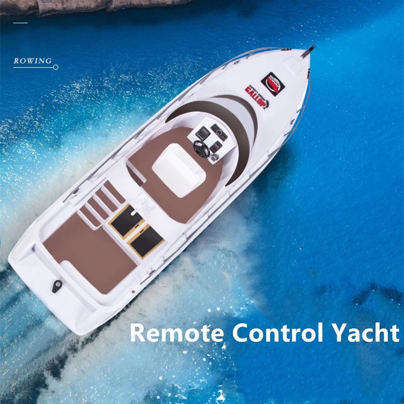 Крупномасштабная Высокоскоростная Радиоуправляемая яхта 70 см с радиоуправлением Royal Yacht Внешний вид Мощная Двухмоторная Устойчивая К падению Лодка с дистанционным управлением