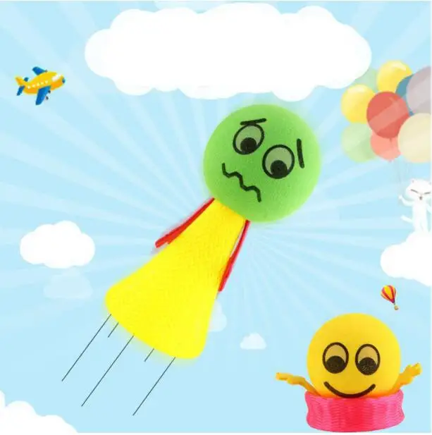 5шт детская Пластиковая Кукла Забавная Игрушка Детские Игрушки Случайный Многоцветный Детский Творческий Подарок Прыжок Подпрыгивающий Эльф Вечеринка День Рождения Fly Man