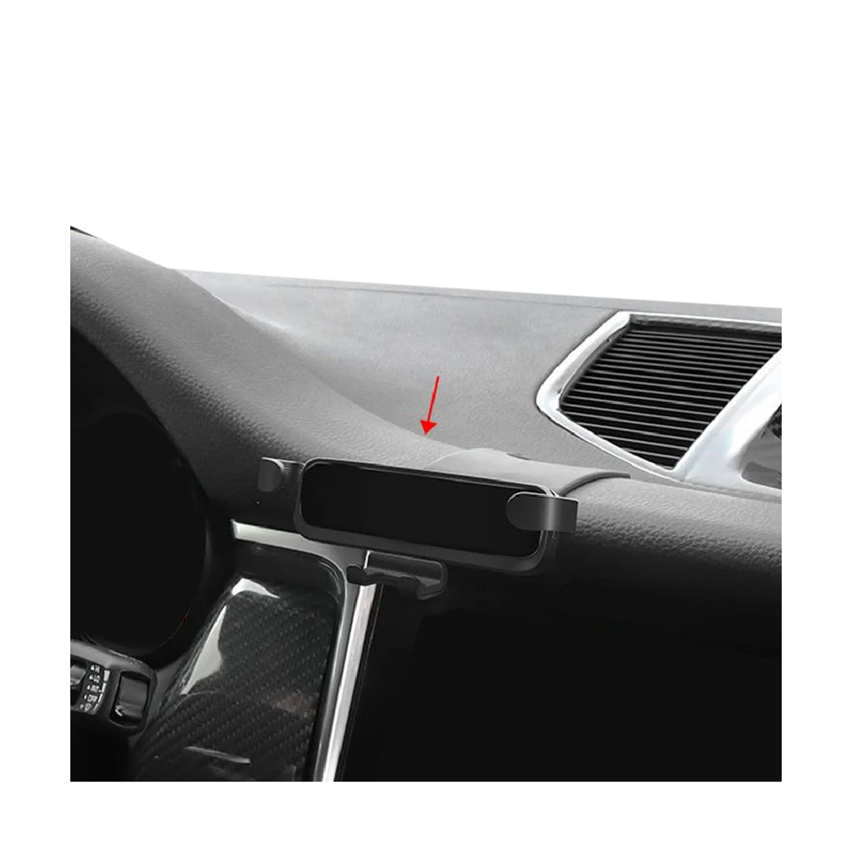 Держатель навигационного телефона на приборной панели автомобиля для Porsche 2018-2022 Cayenne