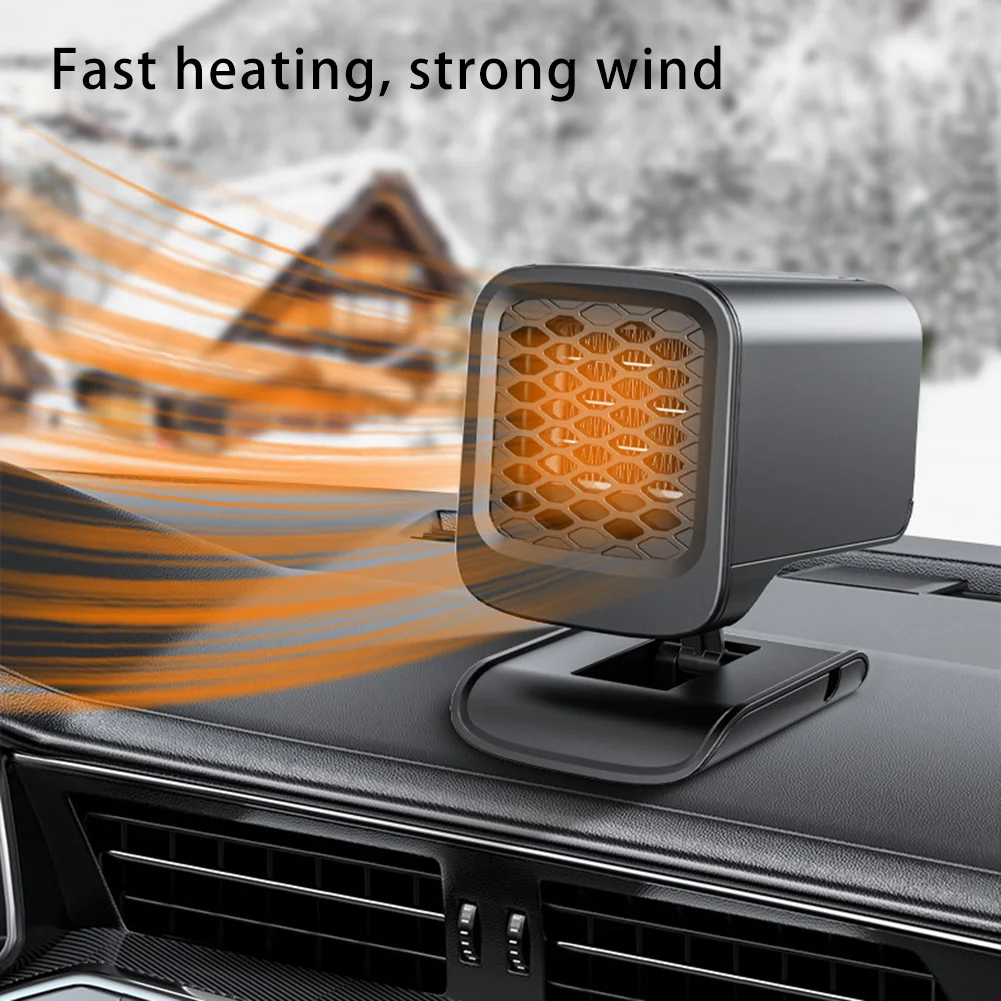 и Надежный Дефоггер автомобильного вентилятора отопления 12 В постоянного тока, регулируемый между естественным и теплым воздухом, Подходит для любого климата