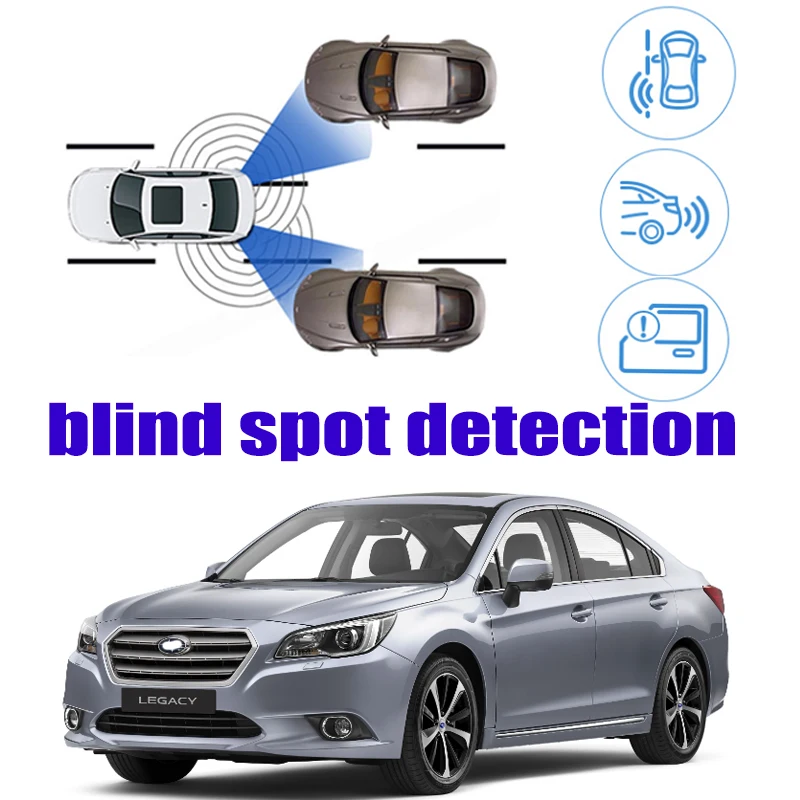 Автомобиль BSD BSA BSM Предупреждение О Пятне Слепой Зоны Предупреждение О Безопасности Движения Зеркало Заднего Вида С Радарным Обнаружением Для Subaru Legacy BM BR 2009 ~ 2019