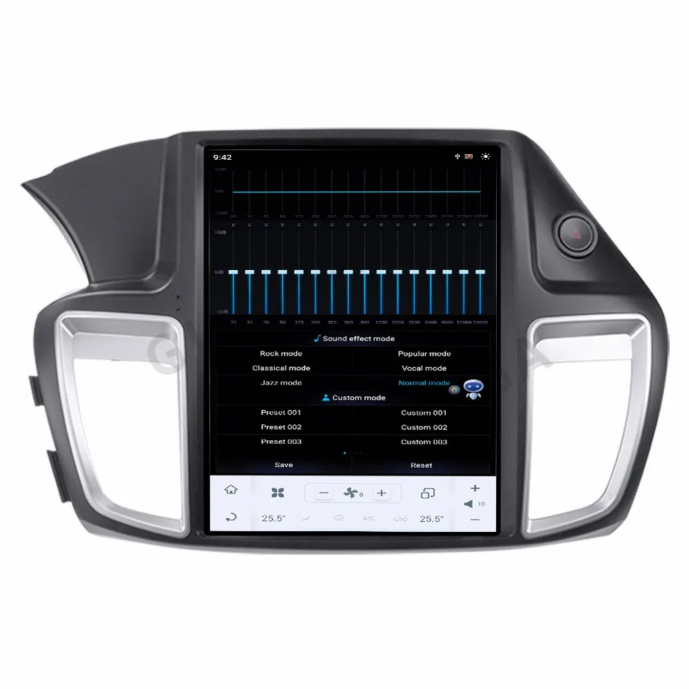 Qualcomm 665 Android 12 Для Honda Accord 9 2013-2017 Автомобильный Мультимедийный плеер в стиле Tesla GPS Радио Стерео С Большим Экраном Головного устройства 5G