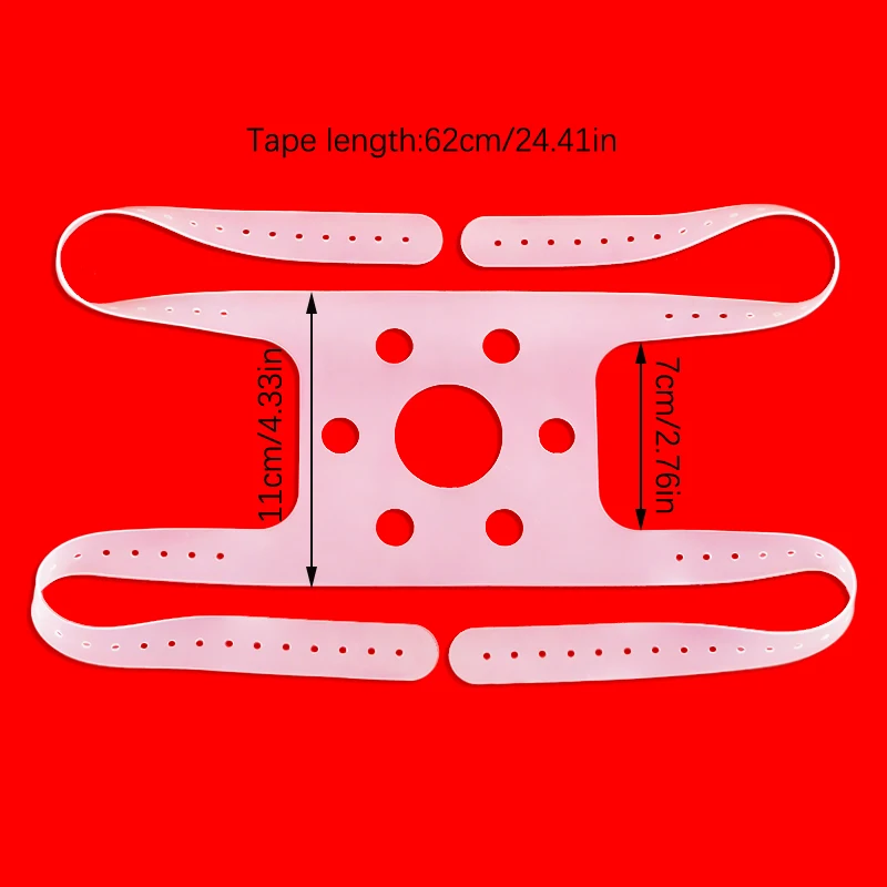 Сменный ремешок Головной убор для маски Cpap Респиратор Головной ремень силиконовая Регулируемая резинка Фиксированный ремешок