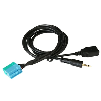 3,5 мм USB Aux Кабель Автомобильный Радиоадаптер Кабель Входного Адаптера Соединительный Шнур длиной 1,5 М