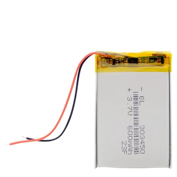 303450 3,7 В 500 мАч Литий-Полимерный Аккумулятор Li-ion Для Устройства bluetooth-гарнитуры Часы MP3 MP4 GPS Плеер Динамик