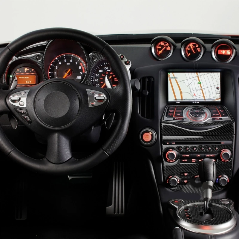 Упаковка для покрытия салона автомобиля Набор Улучшений интерьера Наклейки для салона автомобиля, подходящие для 370Z Lightweight