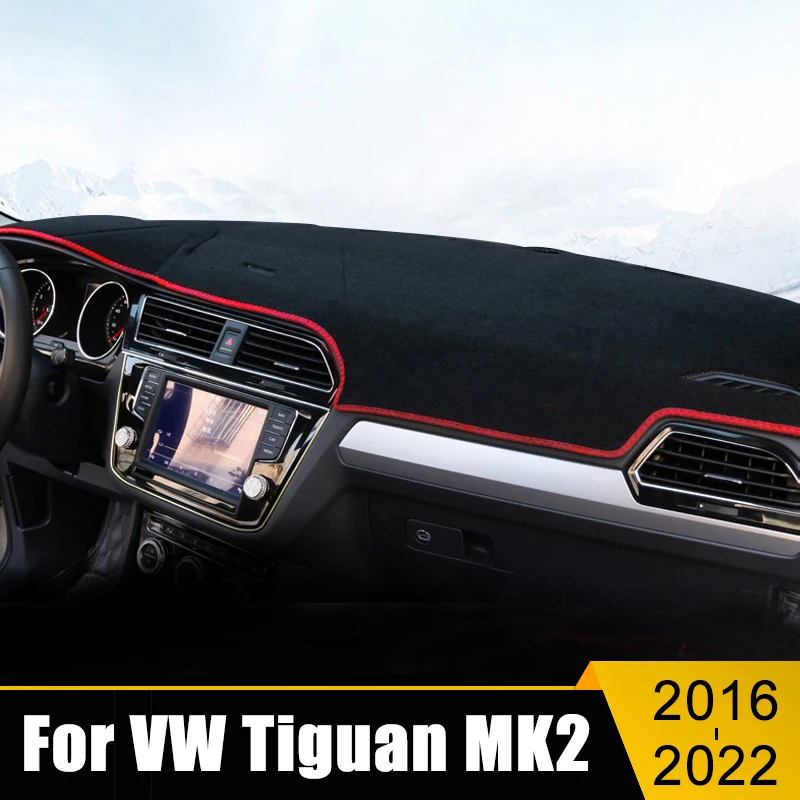 Для Volkswagen VW Tiguan 2 MK1 MK2 2009-2012 2013 2014 2015 2016 2017 2018 2019 2020 2021 2022 Аксессуары для крышки приборной панели автомобиля