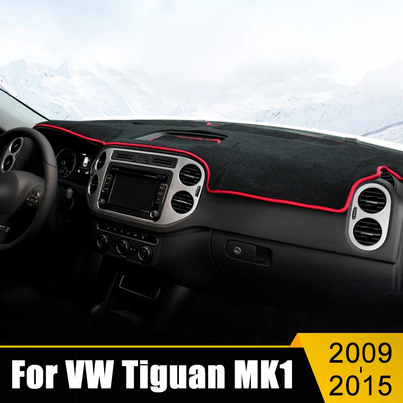 Для Volkswagen VW Tiguan 2 MK1 MK2 2009-2012 2013 2014 2015 2016 2017 2018 2019 2020 2021 2022 Аксессуары для крышки приборной панели автомобиля