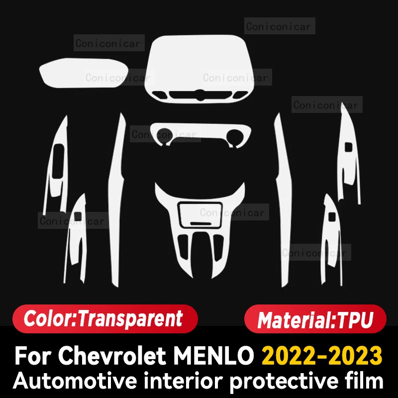 Для Chevrolet MENLO 2022 2023, Экран центральной консоли салона автомобиля, Защитная пленка, Защита от царапин, Наклейка для ремонта, Аксессуары