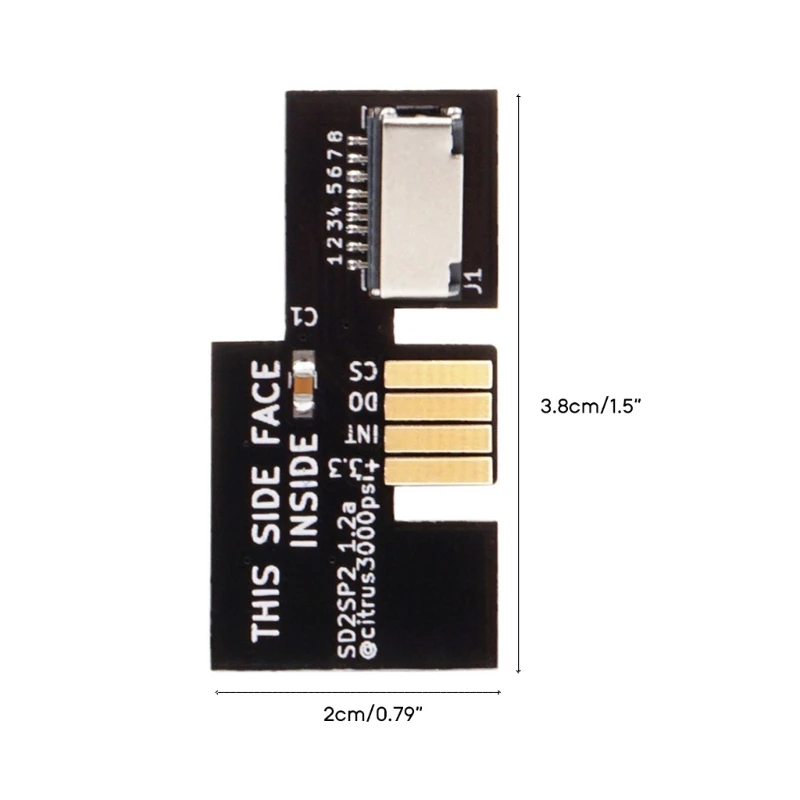 Замена адаптера SD2SP2, чип для чтения карт Micro-SD + загрузочный диск Mini DVD