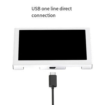 5-дюймовый IPS-дисплей, USB-корпус, дополнительный экран, RGB-атмосферный экран 800X480 с функцией звукоснимателя.