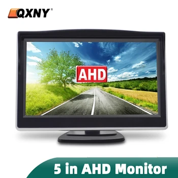 5-дюймовый Экран AHD/CVBS IPS Автомобильный Монитор LCD HD Дисплей Для Автомобиля 1080P/720P Резервная Камера Заднего Вида CCTV Домашняя Безопасность Видеонаблюдение