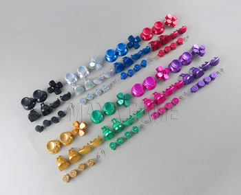 5 комплектов 4.0 Изготовленных на заказ Металлических Джойстиков Analoge Controller Bullet Button metal D-pad Для контроллера Sony PS4 pro 8 цветов на выбор V2