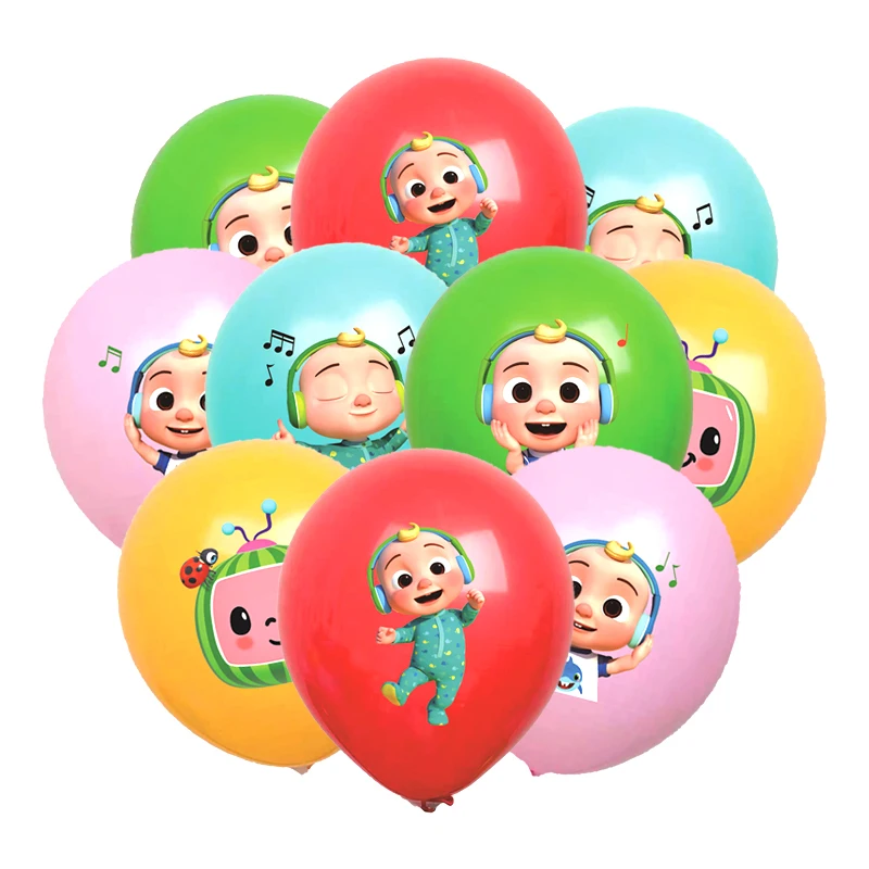 Мультфильм JJmelon Baby Shower Украшение Семейного Дня Рождения Для Нескольких Человек Набор Одноразовой Посуды Баннер Воздушный Шар Se