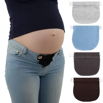 6шт Джинсы для беременных, кнопка регулировки пояса для беременных женщин, эластичный расширитель талии, одежда, брюки для швейных принадлежностей