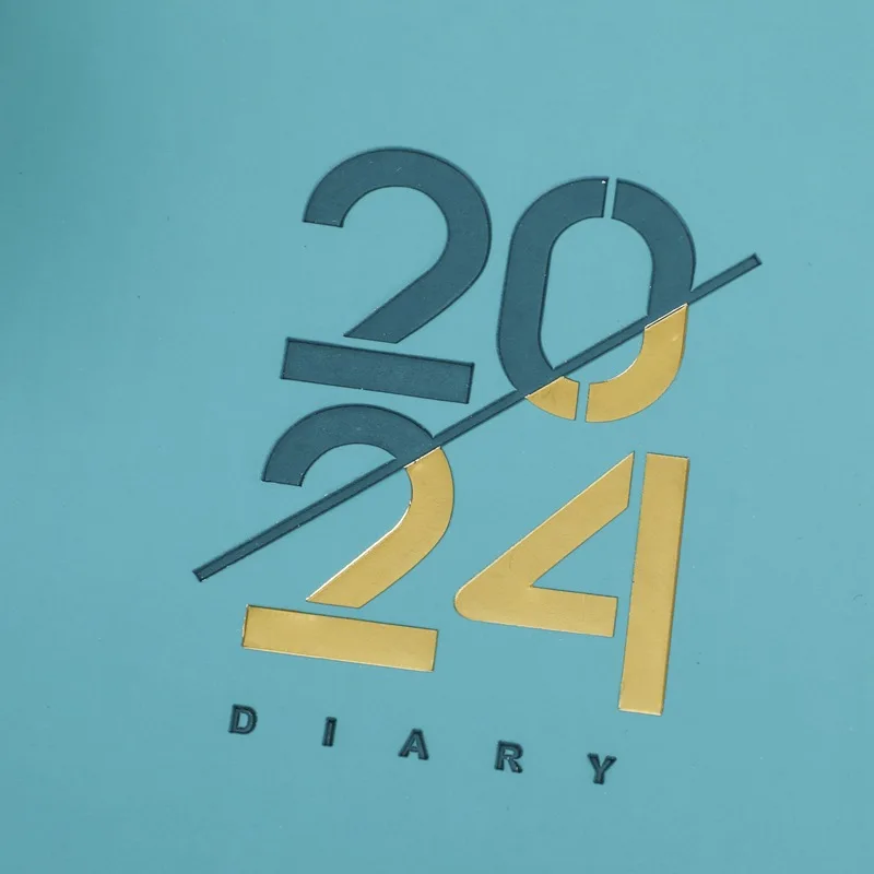 Блокнот на 2024 год Английский Ежедневник Календарь 365 Дней Испанский Календарь из мягкой кожи Блокнот канцелярских принадлежностей