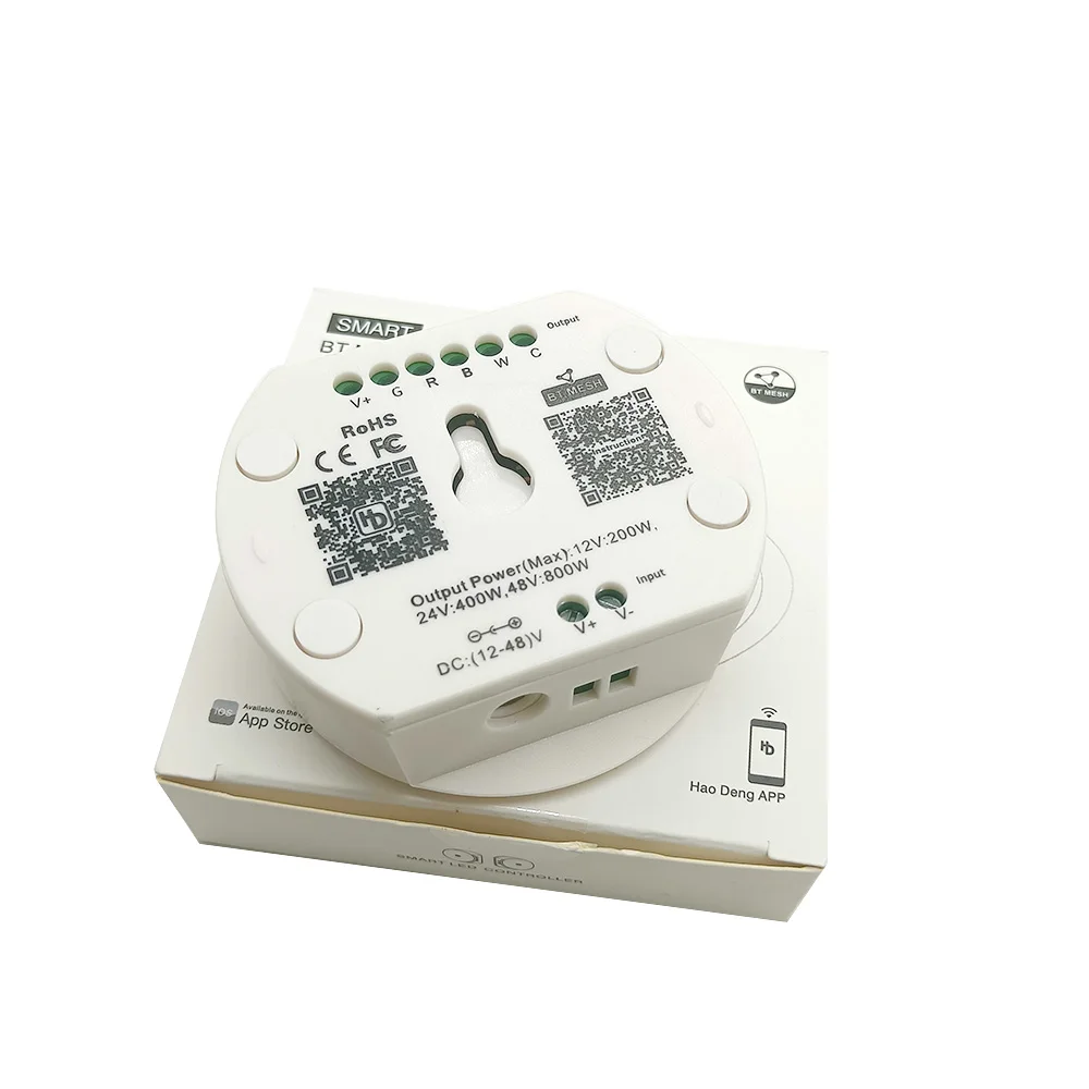 DC12V 24V Wifi RGB Контроллер Bluetooth Приложение Музыкальное Управление для Одноцветного CCT RGB RGBW WS2811 WS2812B Светодиодные Ленты Диммер