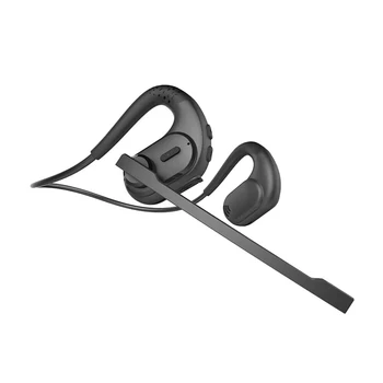 Bluetooth-наушники со съемной штангой, кнопка отключения звука микрофона, Bluetooth-наушники с открытым ухом