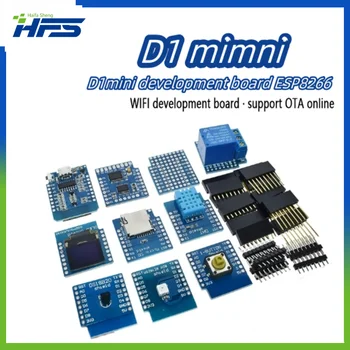 D1 Mini ESP8266 ESP-12 ESP-12F CH340G CH340 V2 USB WeMos WIFI Плата Разработки D1 Mini NodeMCU Lua IOT Плата 3,3 В С Выводами