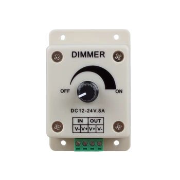 GSFY-ШИМ-контроллер затемнения для светодиодных ламп, ленты, стриптиза, 12-24 вольта (12 В - 24 В) 8 Ампер