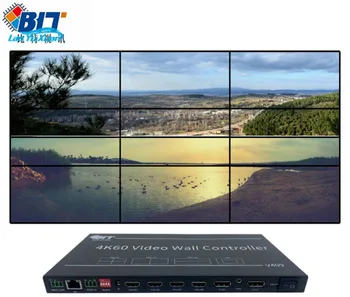 HD video switcher 3x3 контроллер видеостены с 9 экранами