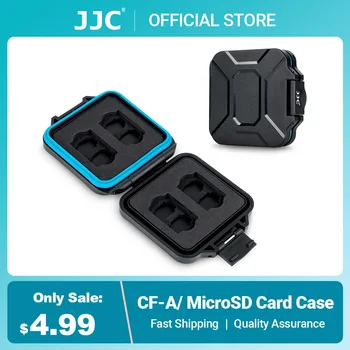 JJC 12-Слотный Чехол Для Карт Micro SD Водонепроницаемый Держатель Для карт CFexpress Типа A Из Мягкой Пены EVA, Антистатический Ящик Для Хранения Карт Памяти microSD