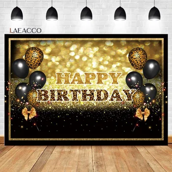 Laeacco Фантазийный Леопардовый шар в горошек с рисунком для вечеринки по случаю Дня рождения новорожденного По Индивидуальному заказу Фон для фотосессии Портрета