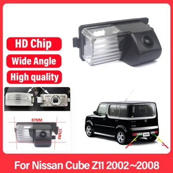 Автомобильная Камера Заднего Вида Для Nissan Cube Z11 2002 2003 2004 2005 2006 2007 2008 HD Ночного Видения Высококачественная Камера Заднего Вида RCA