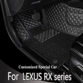 Автомобильные коврики для LEXUS серии RX 2007 2008 2009 2010 2011 2012 2013 2014 2015 Автомобильные накладки для ног на заказ, автомобильные ковровые покрытия