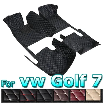 Автомобильные коврики для Volkswagen vw Golf 7 MK7 2020 2019 2018 2017 2016 2015 2014 2013, Защитные чехлы для интерьера автомобиля, ковры