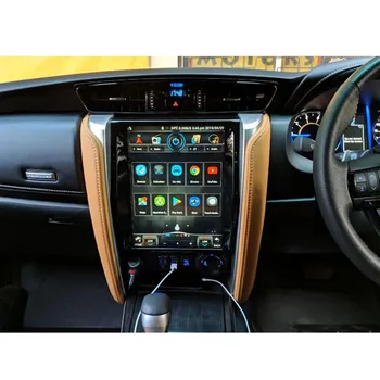Автомобильный Android 11 128G Мультимедийный Плеер Для Toyota Fortuner/Hilux 2016 + радио видео Руководство AC Tesla Вертикальный Экран gps Навигация