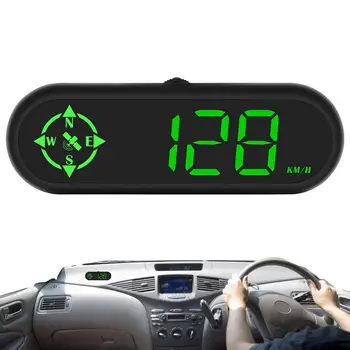 Автомобильный головной дисплей HUD Portbale Многофункциональный цифровой измеритель вождения, дисплей с универсальной автоматической регулировкой, цифровой спидометр