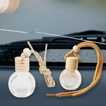 Автомобильный флакон для ароматерапии Подвесной диффузор Флаконы для ароматерапии с эфирным маслом Портативный Освежитель воздуха с ароматом Авто Подвеска