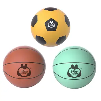Бесшумный баскетбольный мяч для детей на открытом воздухе, портативный детский тренировочный мяч для похлопывания, спортивный мяч для помещений, подарок на День рождения для