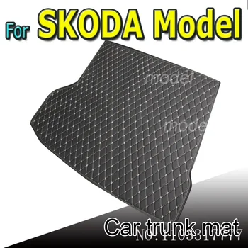 Водонепроницаемый Коврик в багажник автомобиля для SKODA RS Karoq Superb Combi SCALA Yeti Octavia estate, Ковры для багажника Грузового лайнера