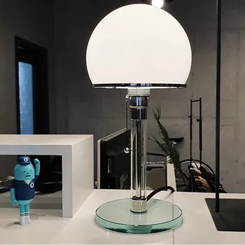 Датская настольная лампа Bauhaus в скандинавском стиле, простая прикроватная лампа для спальни