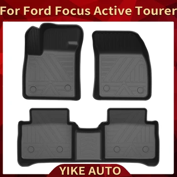 Для Ford Focus Active Tourer G4 2018-2022 Автомобильные Коврики Для Хэтчбека Всепогодные Коврики Для Ног Из TPE, Водонепроницаемый Коврик Для Лотка, Аксессуар