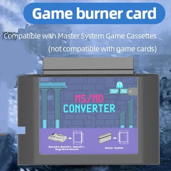Для Megedrive Master System Игровой Конвертер флэш-карт Игровая Видеокассета Для Genesis Hyperdrive Master System