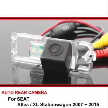Для SEAT Altea/XL Stationwagon 2007 ~ 2015 Камера ночного видения заднего вида Камера заднего вида Автомобильная резервная камера HD CCD