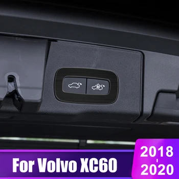 Для Volvo XC60 2018 2019 2020 Рамка кнопки управления переключателем багажника автомобиля, Декоративная Отделка крышки, Аксессуары из нержавеющей стали