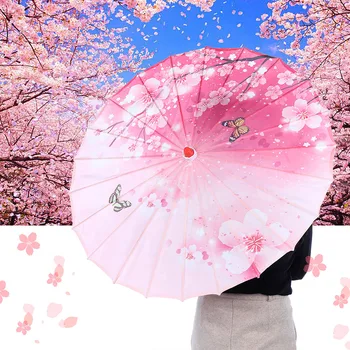 Женский зонт ручной работы Ветрозащитный китайский классический танцевальный зонтик Реквизит для фотосъемки