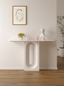 Итальянские дизайнерские консольные столы Изготовленный на заказ стол для веранды Мебель для гостиной Простой консольный стол для прихожей мебель для дома Стол для прихожей