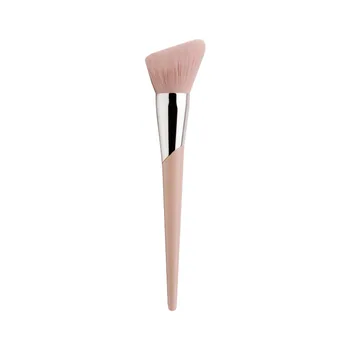 Кисть для макияжа с бронзатором для лица, обнимающая щеки, 190 -розовая, уникальной формы, кисть для придания контура пудре для лица, Косметические инструменты