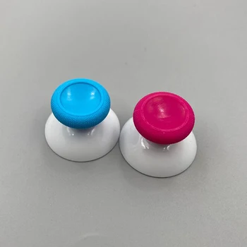 Комплект из 2 предметов, аналоговый колпачок для джойстика для большого пальца для XBox One Series X S, колпачок для джойстика для большого пальца, красный, синий
