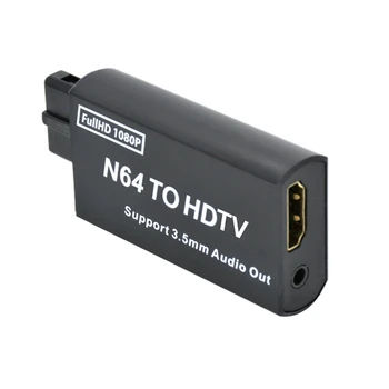 Конвертер, Совместимый с игровой Консолью N64 в HDMI, Подключи и Играй Для Кабельного адаптера SNES /NGC/SFC HD С Аудиовыходом 3,5 мм